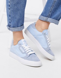 Голубые кроссовки adidas Originals Continental 80 Vulc-Белый
