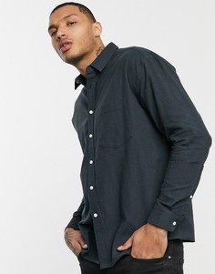 Серая фланелевая oversized-рубашка в стиле 90-х ASOS DESIGN-Серый