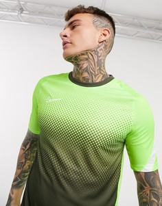Зеленая футболка с принтом Nike Football academy-Зеленый
