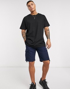 Черная oversized-футболка Brave Soul-Черный