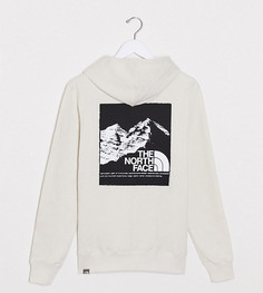 Худи кремового цвета с принтом на спине The North Face эксклюзивно на ASOS-Кремовый