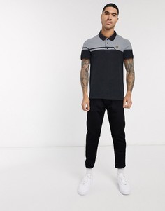 Футболка-поло в стиле колор блок Lyle & Scott-Черный