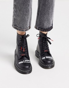 Ботинки Dr Martens 1460 x Sex Pistols-Черный