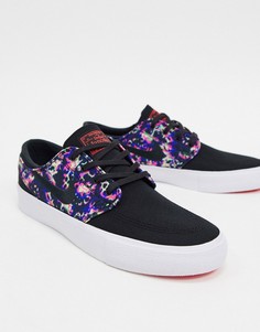 Парусиновые кеды с тропическим принтом Nike SB Zoom Janoski-Мульти