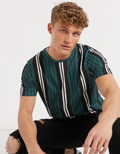 Футболка в полоску Brave Soul-Зеленый