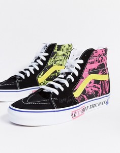 Высокие разноцветные кеды Vans UA SK8-Hi-Мульти