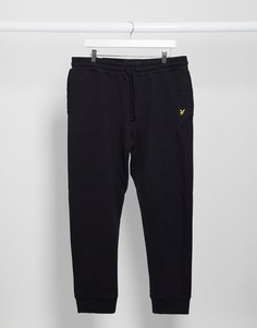 Спортивные брюки со вставками по бокам Lyle & Scott-Черный