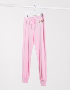 Велюровые брюки Juicy Couture-Розовый