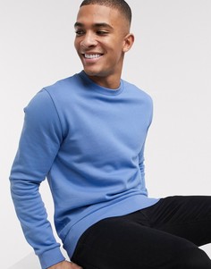 Синий свитшот ASOS DESIGN