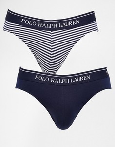 Комплект из 2 трусов в полоску Polo Ralph Lauren-Синий