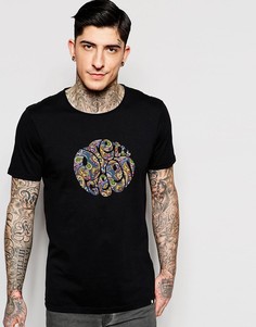 Черная футболка с логотипом пейсли Pretty Green-Черный