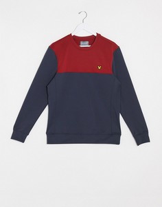 Свитшот с круглым вырезом Lyle & Scott-Серый