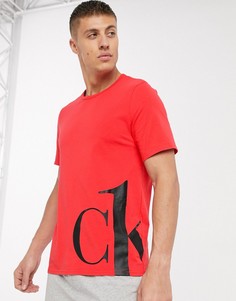 Красная футболка с круглым вырезом и логотипом Calvin Klein CK One-Красный