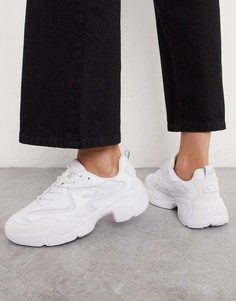Белые кроссовки на массивной подошве Ellesse Indus-Белый