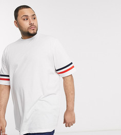 Oversized-футболка с окантовкой Le Breve Plus-Белый