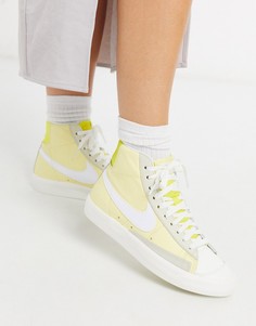 Желтые кроссовки Nike Blazer 77-Желтый