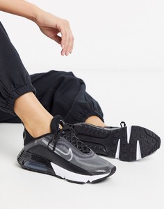 Черно-серебристые кроссовки Nike Air Max 2090-Черный