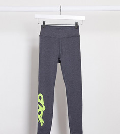 Леггинсы для йоги с логотипом ASOS 4505 Petite-Серый