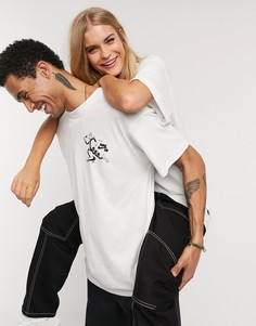 Белая футболка с графичным принтом Nike SB-Белый