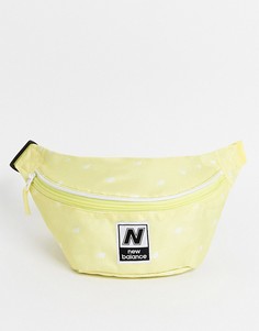 Желая сумка-кошелек на пояс с принтом New Balance-Желтый