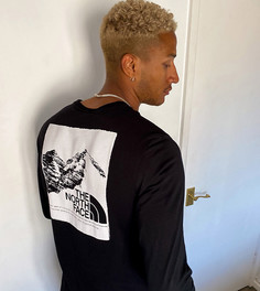 Черный лонгслив The North Face Graphic эксклюзивно для ASOS