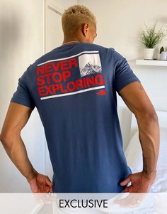 Синяя футболка The North Face эксклюзивно на ASOS-Синий