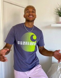 Фиолетовая футболка Carhartt WIP-Фиолетовый