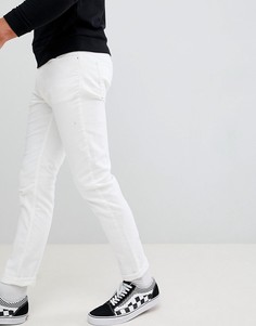 Белые зауженные джинсы Brooklyn Supply Co-Белый