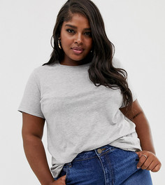 Серая футболка с круглым вырезом ASOS DESIGN Curve ultimate-Серый