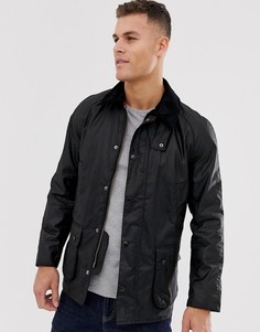 Черная вощеная куртка Barbour-Черный