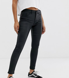 Черные джинсы с покрытием New Look Petite-Черный