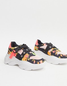 Кроссовки на массивной подошве и шнуровке ASOS DESIGN Darcy-Мульти