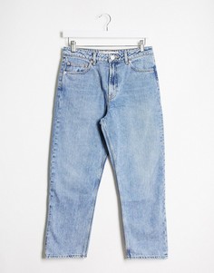 Светлые прямые джинсы ASOS DESIGN Recycled Florence-Синий