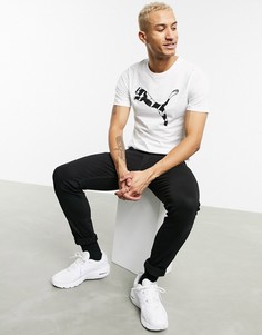 Белая футболка с логотипом Puma-Белый