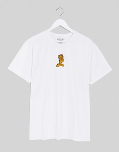 Футболка с вышивкой Garfield-Белый Poetic Brands