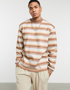 Свитшот в горизонтальную полоску ASOS DESIGN-Мульти