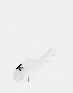 Белые носки с логотипом в стиле ретро Calvin Klein-Белый