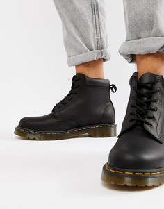 Черные ботинки с 6 парами люверсов Dr Martens 939-Черный