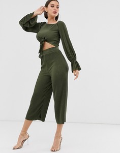 Кюлоты с широкими штанинами TFNC-Зеленый