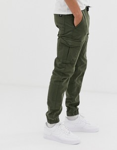 Брюки-карго цвета хаки Tom Tailor-Зеленый