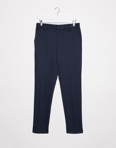 Темно-синие брюки узкого кроя Only & Sons-Темно-синий