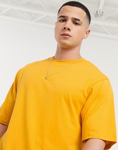 Желтая oversized-футболка River Island-Желтый