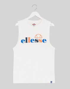 Белая майка ellesse-Белый