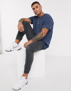 Синяя oversized-футболка Brave Soul-Синий