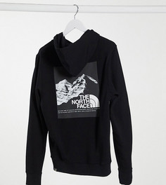 Худи черного цвета с принтом на спине The North Face эксклюзивно на ASOS-Черный