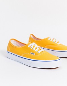 Желтые кроссовки Vans UA Authentic-Желтый