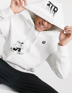 Худи белого цвета Nike Lugosis Artist Pack-Белый