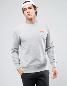 Свитшот с маленьким логотипом Ellesse-Серый