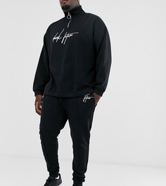 Джоггеры скинни от комплекта с логотипом ASOS DESIGN x Dark Future Plus-Черный