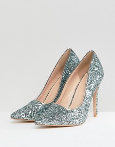 Туфли-лодочки с блестками Public Desire Debbie-Синий